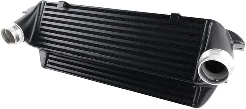 Bolt On Intercooler Kit Fit for BMW 1/2/3/4 Series F20 F22 F30 F31 F32 F33116i, 118i, 125i, M135i, 220i, 228i, M235i, 218d, 220d, 225d Front Mount Turbo Intercoolers Black Aluminum in Kuwait