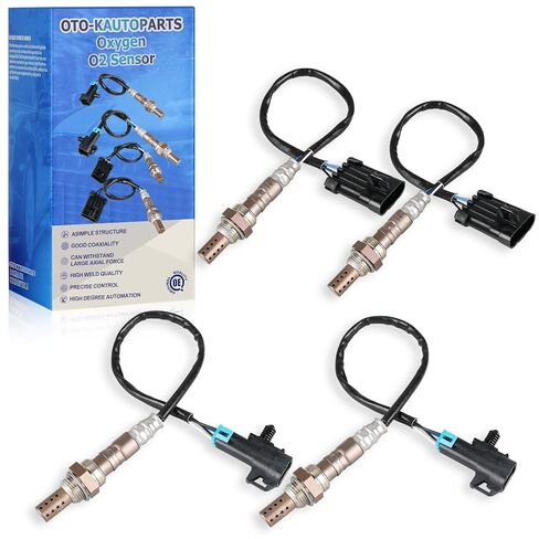 234-4012 234-4018 Oxygen Sensor O2 Sensor Compatiable with Chevy Silverado 1500 Tahoe Suburban Express 1500 Suburban, GMC Yukon XL Sierra Cadillac Escalade 2344012 SU187 250-24018 4 Pack in Kuwait