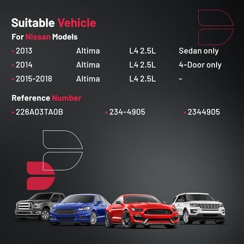 BDFHYK 234-4905 مستشعر الأكسجين مستشعر O2 المصب، متوافق مع Nissan Altima 2013-2018، L4 2.5L، قطعة بديلة واحدة in Kuwait