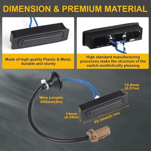 Trunk Switch Boot Release Opener Button Lid Switch for Nissan Versa 2007-2013 253802DT0A in Saudi Arabia