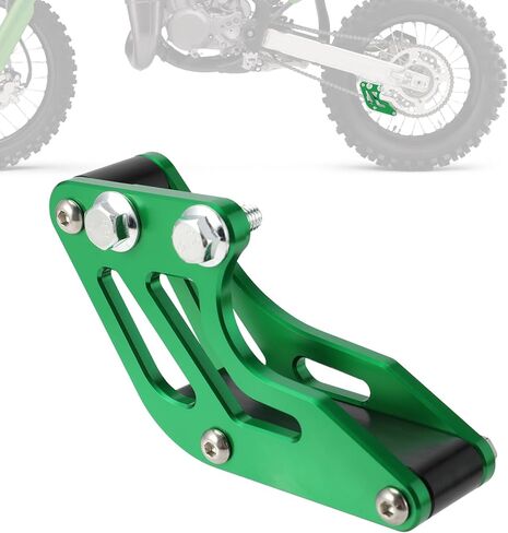 حامي دليل حارس سلسلة الدراجات النارية + عجلات دوارة سلسلة CNC باللون الأحمر - عالمي لـ XR CRF KLX SSR TTR Apollo SDG 50 70 100 110 125 150 Pit Dirt Bike | قيادة سلسة | بناء متين | ملاءمة دقيقة in Saudi Arabia