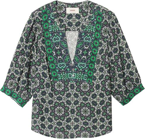 Navy Tile Corrine Top in Kuwait