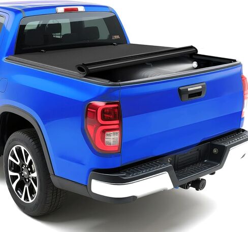 غطاء تونيو لسرير الشاحنة القابل للطي من PZ متوافق مع سرير Toyota Tacoma 2016-2023 بطول 5 أقدام (60.5 بوصة) مع نظام السكك الحديدية على سطح السفينة (باستثناء إصدار Trail) in Kuwait