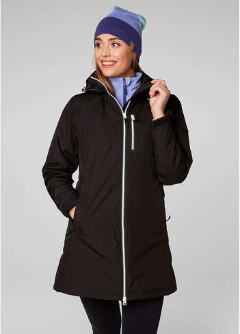 Helly Hansen Long Belfast Winter Insulated Jacket - Women's, Black, S in Kuwait
