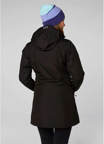Helly Hansen Long Belfast Winter Insulated Jacket - Women's, Black, S in Kuwait