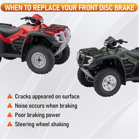 ADV-NNB77 Front Disc Brake Conversion Kit Fits for Honda Fourtrax 300 4x4; for TRX300FW 4x4; for Rancher 350 4x4; for Foreman 400 450 4x4; for Rubicon 500 4x4; for Rincon 650 4x4 in Saudi Arabia
