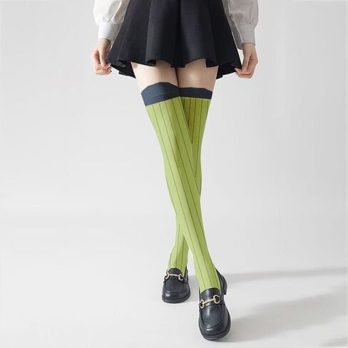 جوارب Kanroji Anime Kanroji Cosplay باللون الأخضر فوق جوارب الركبة in Saudi Arabia