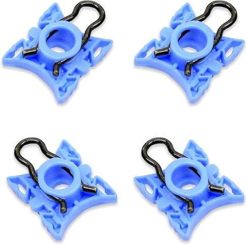 4 PCS Window Glass Adjuster Slider Clip, Window Lift Sliding Shoe Regulator Slider Clip, Automotive Glass Lift Buckle Replacement, Universal Cars Repair Accessories (Blue) in Saudi Arabia
