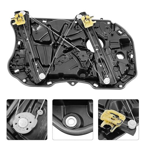 Front Window Regulator Assembly Without Motor Compatible with BMW 530i 530e 540i 540d xDrive M5 M550i xDrive 2017-2024 2.0L 3.0L 4.4L Power Window Actuator Right Passenger Side 51337487086 in Kuwait