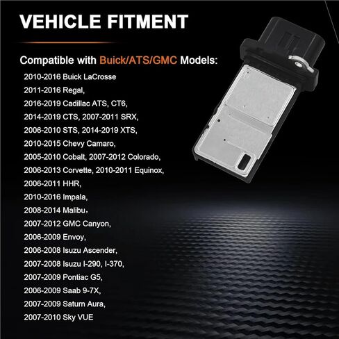 15865791 مستشعر تدفق الهواء الشامل MAF متوافق مع ATS CT6 CTS SRX in Saudi Arabia