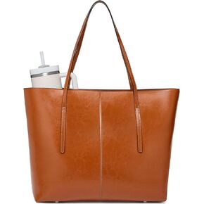 حقيبة يد لاورنتو للنساء، حقائب عمل ومحافظ جلدية أصلية وحقائب يد للنساء حقائب كتف ذات مقبض علوي | حقيبة كمبيوتر محمول، سعة كبيرة، تصميم عصري in Kuwait