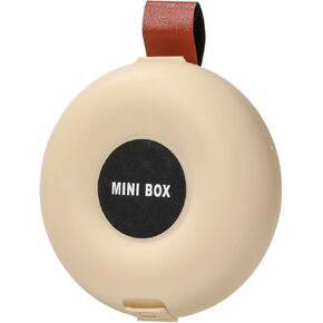 Mini Travel Jewelry Box Organizer for Women Girls, Portable Hard Shell Jewelry Case with Silicone Compartments and PU Leather Handle, Small Jewelry Storage for Rings Earrings Necklace Gift (SHH1002) in Saudi Arabia