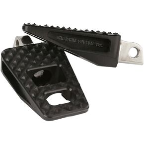 Thrashin Supply Company TSC-2027-1 P-54 Extra Grip Passenger Footpegs - Black Anodized in Kuwait