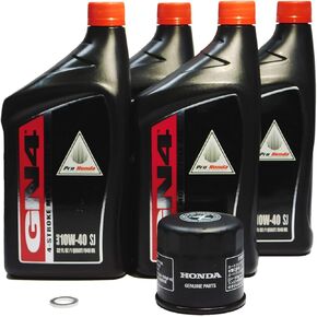 1989-1990 1992-2005 هوندا شادو 1100 VT1100 OEM طقم تغيير الزيت الكامل H09 in Kuwait
