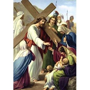 مجموعة محطات الطباعة المتقاطعة من Vincentini - عمل فني مسيحي كاثوليكي مقاس 4 × 6 بوصة لمصلى الكنيسة أو جدار المنزل in Kuwait