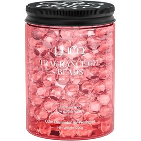 Fragrance Gel Beads Superior Aroma Air Freshener, Eliminates Odors in Cars, Offices, Pet Areas, Cabinets, Plant Based, 200g, Pack of 1, Jasimine and Lily of the Valley in Kuwait