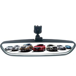 Rear View Mirror Compatible With 2016-2021 Honda Civic,2015-2020 Honda Fit,2016-2022 Honda Accord,2016-2024 Honda HRV HR-V,2017-2024 Honda CRV CR-V Replacement 76400-TF0-A01 in Kuwait