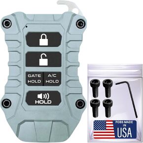 for Toyota Key Fob Case - Heavy-Duty Protective Shell - Precision Fit for Tundra, Tacoma, Sequoia & Corolla - Impact-Resistant & Stylish Upgrade - Enhanced Grip (Lunar Rock Fob, Black Screws) in Kuwait