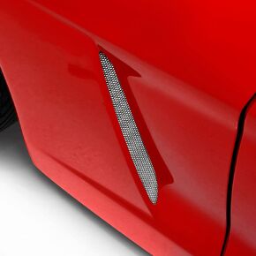 Side Vent Screens – Anodized Aluminum for 2005–2013 Corvette C6 Coupe & Convertible – Factory-Style Fender Insert Set in Kuwait