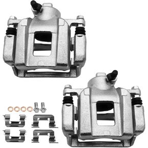 ماسك فرامل خلفي Anpulsero مع دعامة متوافق مع موديلات مختارة من كاديلاك، 2013-2019 ATS، 2014-2019 CTS - السائق الخلفي وجانب الراكب، 18-B5540 18-B5541، قطعتان in Kuwait