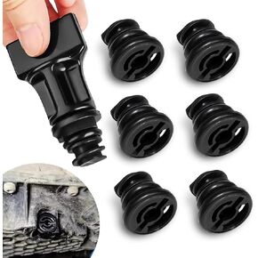 Downhill 7 PCS Oil Pan Drain Plug, Oil Drain Plug with Removal Tool, Waterproof No Leak 06L103801 Bolts Replacement, Compatible with A3 A4 A5 B9 Q5 Q7 A6L (Black) in Kuwait