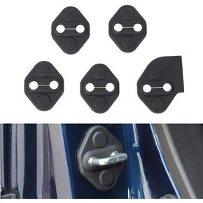 5PCS Car Door Lock Latches Cover Protector for Suzuki Jimny 2019-2025 ABS Car Interior Accessories Plate Cover Decoration (Black) in Kuwait