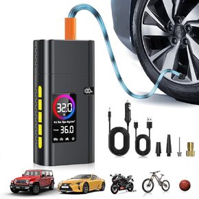Car Jump Starter 5000A, Jump Starter Battery Pack (Up to 8.0L Gas & 6.5L Diesel Engines), 26800mAh Battery Jumper Starter Portable QC3.0 USBx2, 12V Auto Battery Booster Jumper Cables with 4 LED Modes in Kuwait