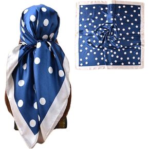 35" Satin Large Square Head Scarves-Like Silk Satin Scarf for Hair Wrapping at Night Bandana Square Scarf for Sleeping in Kuwait