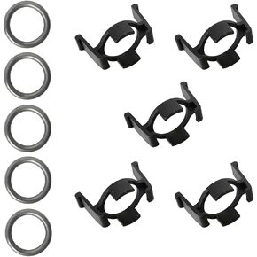 06H121142B 06H121142C Cooling Water Pump Temperature Sensor Retainer Spring Clips Compatible with VW Jetta Golf AUDI A3 S3 A4 A5 A6 (Pack of 5) in Kuwait