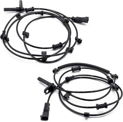 2 قطعة مستشعر سرعة العجلات الخلفية اليسرى واليمنى ABS متوافق مع Ram 2014-2022 2500 3500 V8 L6 5.7L 6.4L 6.7L 2WD يستبدل 4779981AC ALS2823 4779980AC ALS2824 in Kuwait