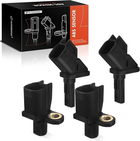 A-Premium Set of 4, Front & Rear ABS Wheel Speed Sensor Compatible with Ford, Lincoln, Volvo Models - Escape 2013-2019, Focus 2012-2018, C-Max 2013-2018, MKC, XC70, S80, C30, C70, S40, V50, C70 in Saudi Arabia