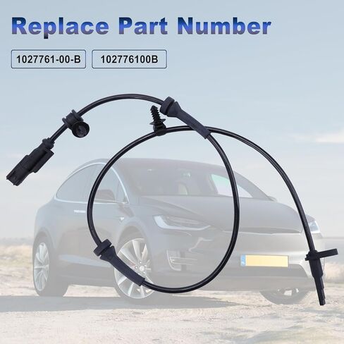 مستشعر سرعة عجلة ABS متوافق مع طراز Tesla X 2016 لاستبدال 1027761-00-B 102776100B للسائق الأمامي أو جانب الركاب in Saudi Arabia