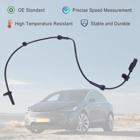 مستشعر سرعة عجلة ABS متوافق مع طراز Tesla X 2016 لاستبدال 1027761-00-B 102776100B للسائق الأمامي أو جانب الركاب in Saudi Arabia