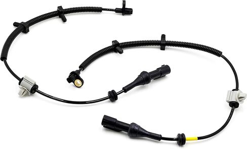 2 قطعة مستشعر سرعة العجلات الخلفية اليسرى واليمنى ABS متوافق مع Ford 2008-2011 Focus L4 2.0L يستبدل 8S4Z2C191B 8S432C216AE ALS1746 5S12302 8S4Z2C190B 8S432C190AE ALS1727 5S12301 in Kuwait