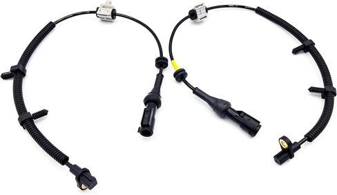 2 قطعة مستشعر سرعة العجلات الخلفية اليسرى واليمنى ABS متوافق مع Ford 2008-2011 Focus L4 2.0L يستبدل 8S4Z2C191B 8S432C216AE ALS1746 5S12302 8S4Z2C190B 8S432C190AE ALS1727 5S12301 in Kuwait
