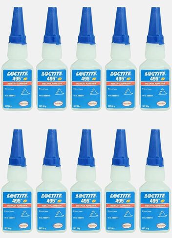 هنكل 495 الأصلي - غراء فائق - لاصق فوري - للأغراض العامة - 20 جم - 10 عبوات in Kuwait