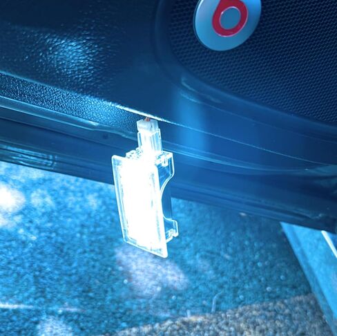iJDMTOY Aqua Ice Blue 18-SMD Full LED Under Side Door Courtesy Lights, Footwell Lights, Compatible With Dodge Charger Challenger Dart Stratus Magnum Avenger, Chrysler 200 300 Sebring in Saudi Arabia