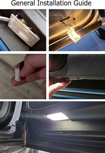 iJDMTOY Aqua Ice Blue 18-SMD Full LED Under Side Door Courtesy Lights, Footwell Lights, Compatible With Dodge Charger Challenger Dart Stratus Magnum Avenger, Chrysler 200 300 Sebring in Saudi Arabia