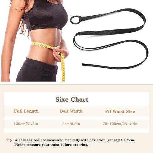 حزام رفيع رفيع للنساء من جلد البولي يوريثان معقود لأحزمة الخصر للفساتين in Kuwait