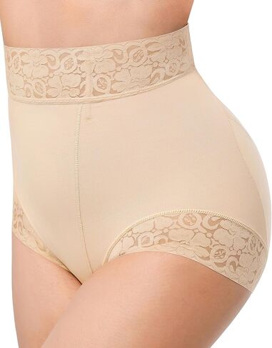 SHAPELLX Shapewear Tummy Control Short Faja Body Shaper for Women Compression Panties Mid Waisted Briefs Lace in Kuwait