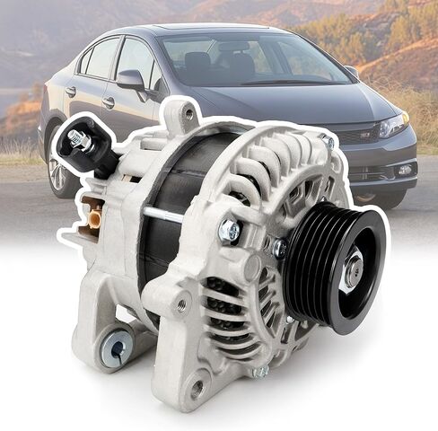 مولد كهربائي عالي الإخراج 95Amp متوافق مع Honda Civic HR-V Acura ILX 1.8L 2.0L 2012 2013 2014 2015 2016 2017 2018 31100-R1A-A01 in Kuwait