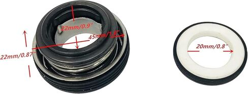 مجموعتان من الأختام الميكانيكية لهوندا WB30XT3 WT30XK4A WB20XT3 WH20XTAF 2 "3" مضخة مياه الغاز لبطل Generac لمضخة مياه بولسار 2 في 3 في شبه المهملات in Saudi Arabia
