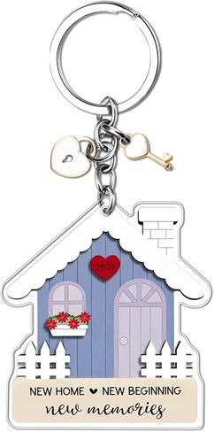 House Warming Gifts New Home Keychain Housewarming Gifts for New House Apartment for Homeowners Realtor Couples 2026 Housewarming Gift Welcome Home Keychain in Kuwait