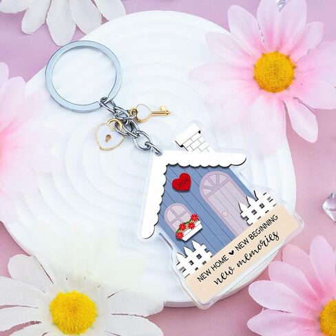 House Warming Gifts New Home Keychain Housewarming Gifts for New House Apartment for Homeowners Realtor Couples 2026 Housewarming Gift Welcome Home Keychain in Kuwait
