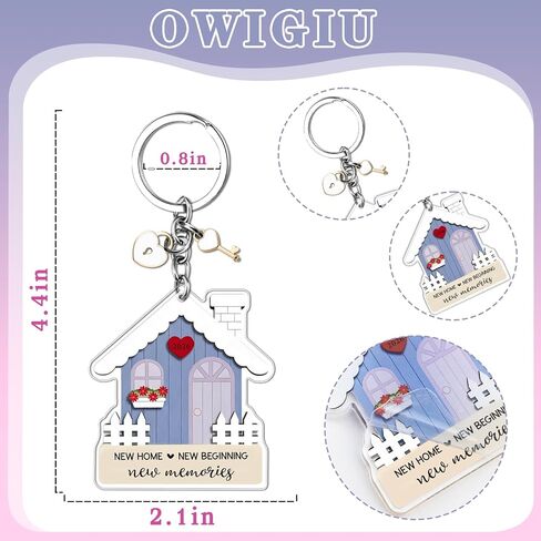 House Warming Gifts New Home Keychain Housewarming Gifts for New House Apartment for Homeowners Realtor Couples 2026 Housewarming Gift Welcome Home Keychain in Kuwait