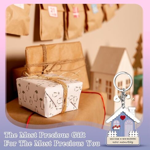 House Warming Gifts New Home Keychain Housewarming Gifts for New House Apartment for Homeowners Realtor Couples 2026 Housewarming Gift Welcome Home Keychain in Kuwait