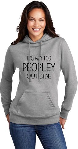 Go All Out It's Way Too Peopley Outside Mens Women Sweatshirt Hoodie in Saudi Arabia