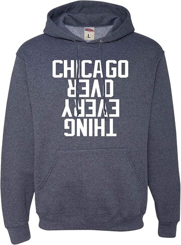 Go All Out Chicago Over Everything Mens Women Sweatshirt Hoodie in Saudi Arabia