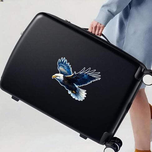 Flying Eagle Vinyl Stickers – Waterproof Removable Car Decal 2-Pack, Bold Eagle Design for Laptop, Vehicle Windows, Bumper, and Outdoor Gear#B104 in Kuwait
