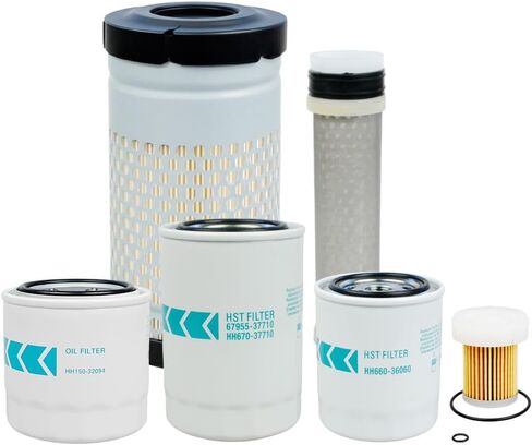 HH150-32094, HH670-37710, HH660-36060,6A320-59930, 6C060-99410 Maintenance Filter Kit compatible with Kubota B26 B7500 B7510 B7610 B2410 D HST ﻿ in Saudi Arabia